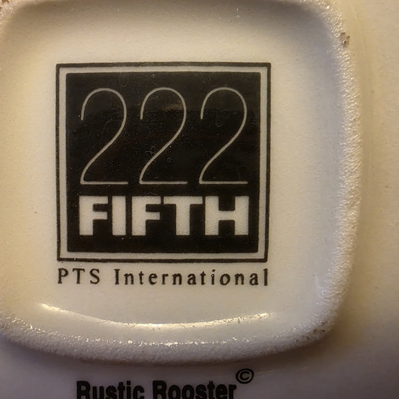 Rustic Rooster Square Plate - Picture 6 of 9